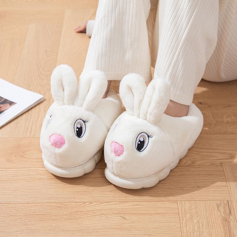 Útulné podzimní/zimní plyšové zvířecí pantofle - Super měkký fleece, Silné a teplé