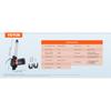 SucceBuy Linear Actuator 8/10/12/14/16 Inch 12V 6000N 5mm/s Electric Linear Motor Controller With Mounting Bracket for Homeuse