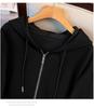 Plus Size Women's Fashionable Hoodie Cardigan, Super Loose Fit, Bust Sizes 150-170