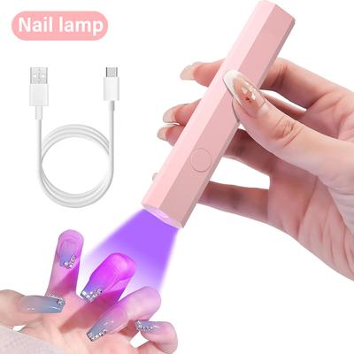 Mini UV-LED-Nagellampe Maschine Handheld Schnelltrocknender Lack Gel Polish Aushärtung Nägel Trockner USB-Kabel Kunst Taschenlampe Stift