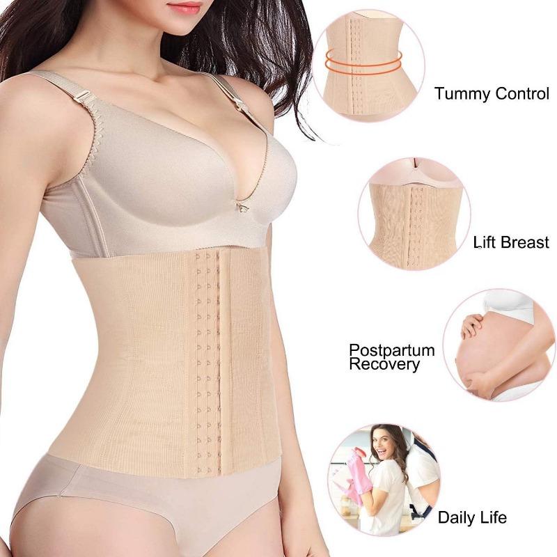 Adjustable Buckle Waist Trainer Belt Tummy Control Waist Trimmer For Fitness Men And Women