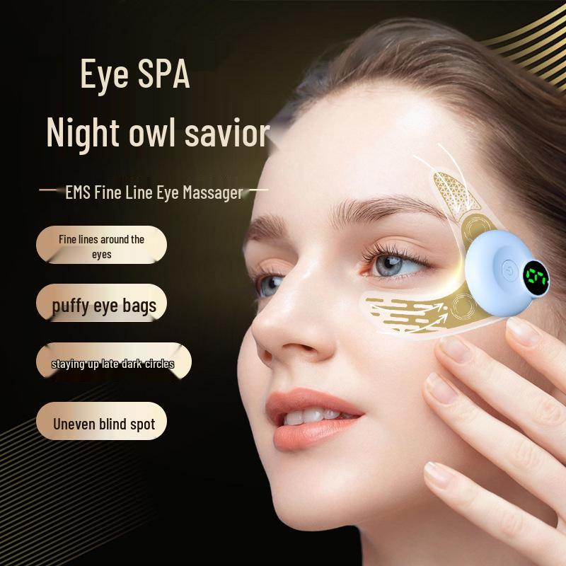 Cross-Border Eye Massager Patch: Reduces Dark Circles, Eye Bags, Wrinkles; Lifts & Tightens with EMS Microcurrent Technology.