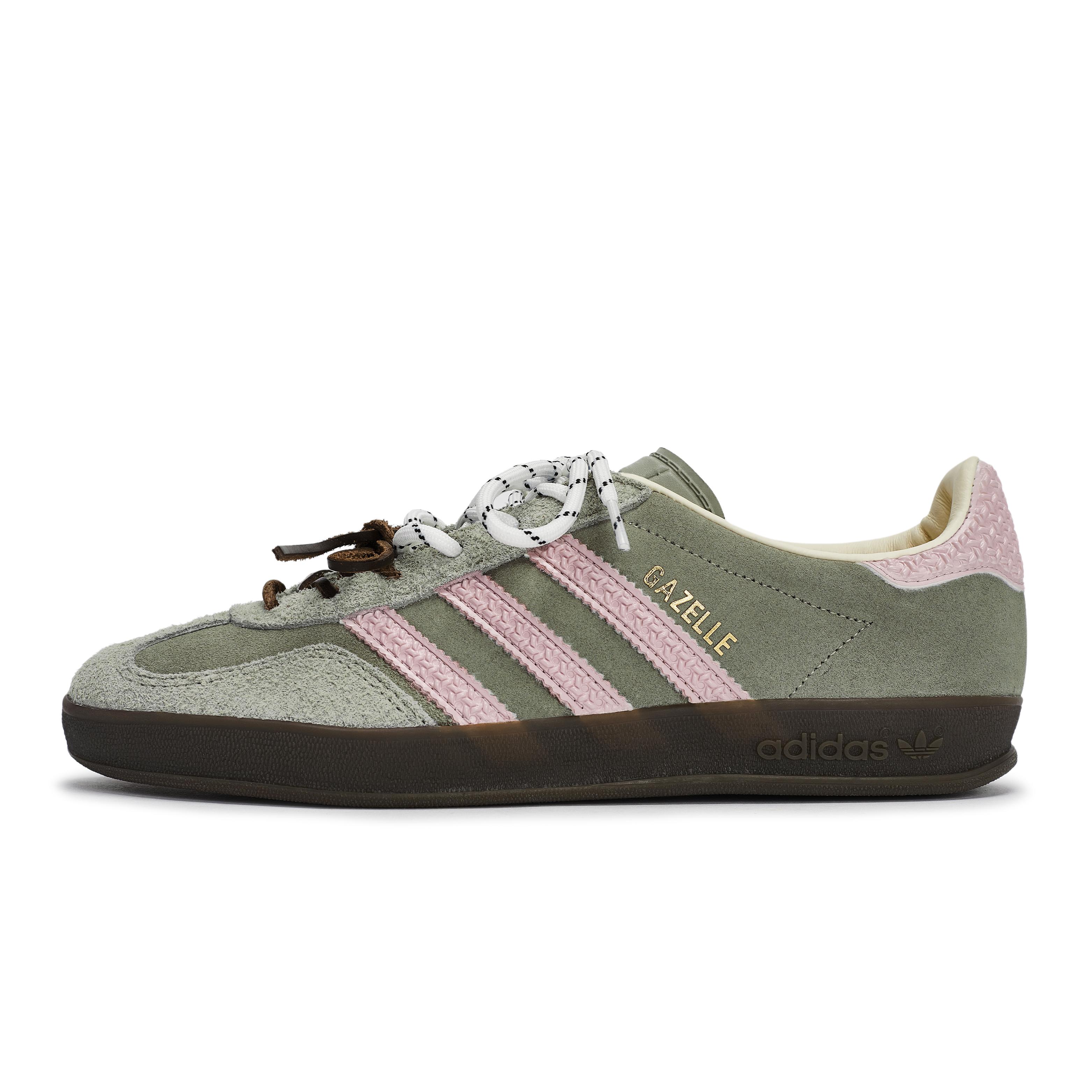 

Adidas Originals GAZELLE INDOOR Скейтбордичні кросівки Унісекс Низькі Сірий/Рожевий IF1807(Команда1189-) 38