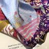 Luxury Floral Print Square Scarf Women Soft Satin Kerchief Hairband Head Hijab Headband Foulard Bag Ribbon Neck Ties