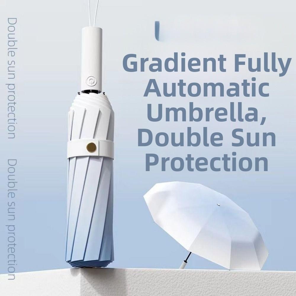 Strong Windproof Automatic Umbrella 48Bone Reinforced Sunproof  Brolly Folding Umbrella  Sunshade