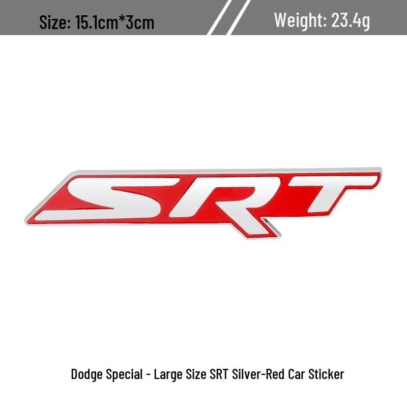 Dodge CHALLENGER Journey SRT Grille and Rear Emblem Metal Decorative Sticker
