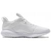 Adidas Alphabounce Ek Solid Color Lace-Up Breathable Fabric Leather Non-Slip Wear-Resistant Low-Top Casual Running Shoes Unisex Sneakers White GW4223