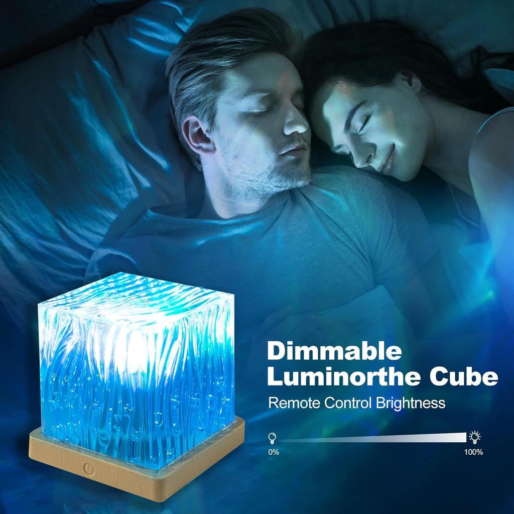Northern Lights Projector, 16 Colors Rechargeable Aurora Light Projector & Mood Lighting Galaxy Lamp, Remote Night Light for Bedroom, Gift for