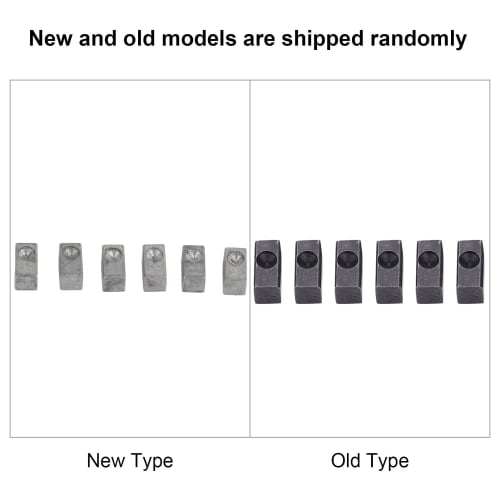 6-Piece Replacement Electric Guitar Tremolo Bridge Saddle Clamp Lock String Insert Blocks, Ideal for Luthiers