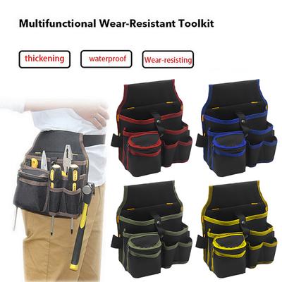 Elektriker Werkzeugtasche Verstellbarer Schnallengürtel Werkzeuggürteltaschen Werkzeugaufbewahrungstasche für Elektriker Handwerker Arbeit Wartung