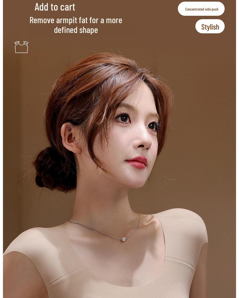 Nahtloser Damen Schulterpolster Binder BH: Unsichtbare Unterstützung für eine schlankere Brust