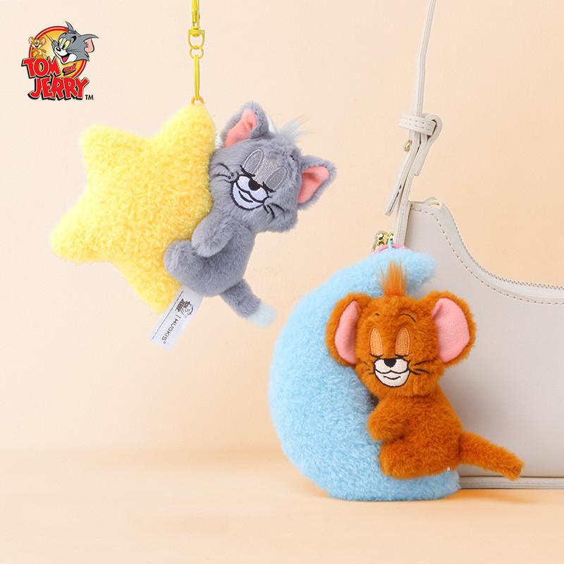 Tom Jerry And Plush Toy Anime Peripheral Backpack Pendant Keychain Gift Holiday
