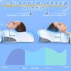 This Comfortable Pillow Relieves Neck Pain and Promotes a Good Night's Sleep. It Features a Memory Foam Pillow, Suitable for Side and Back Sleepers,