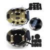 19pcs Helmet Pad Set Helmet 9PCS EVA Pad 10PCS Stickers EVA Foam Sponge Inner Cushion Pad Outdoor Helmet Gear Accessory For Outdoor Training
