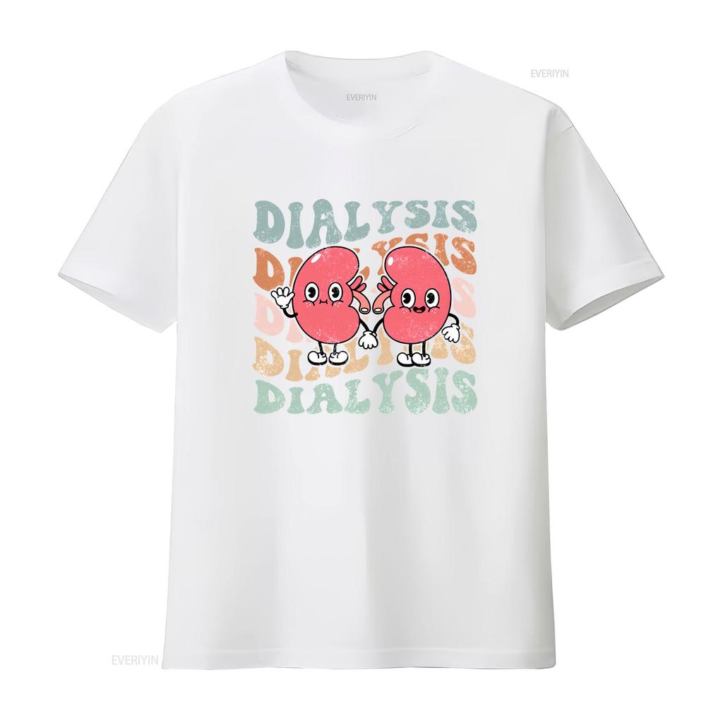 Dialysis Crew T Shirt Technicians Nephrology Nurse Tech Squad For Vintage Comfortable Fashion Top For Everyday Wear
