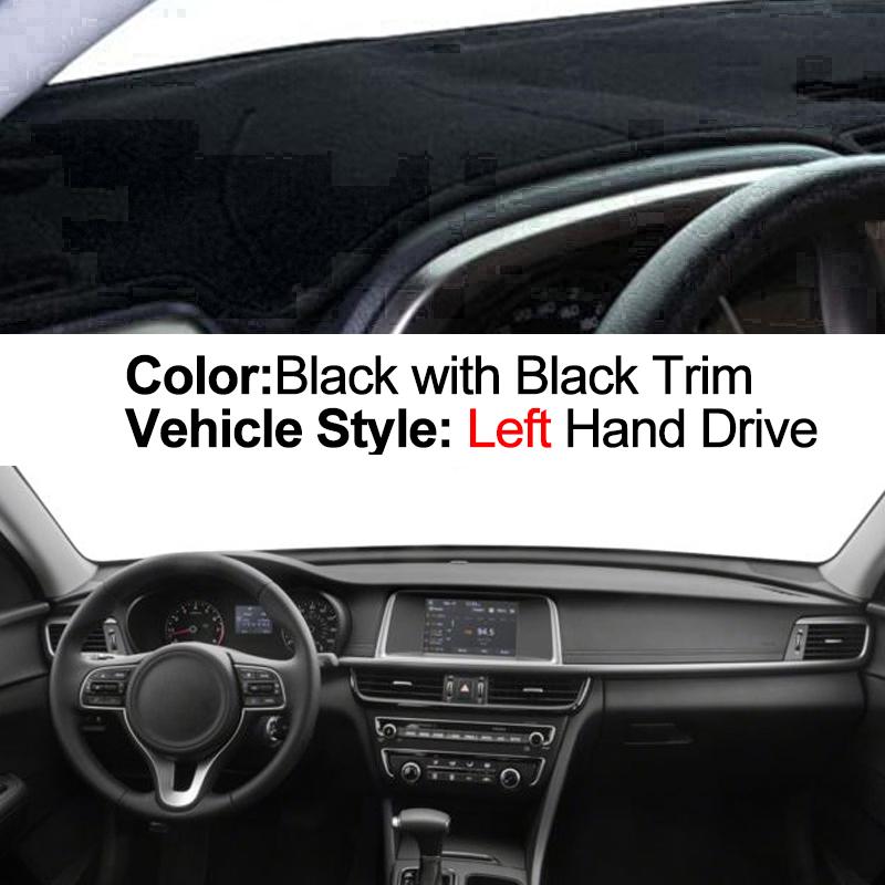 

ForOptima K5 JF 2016 - Автомобильный чехол для внутренней панели приборов, коврик для приборной панели, накидка для защиты от солнца, солнцезащитный козырек, коврик для приборной панели 2017 Black LHD