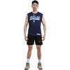 Nike T Shirts Men's Dark Blue Crew Neck Moderate Straight Fit FN5207-419