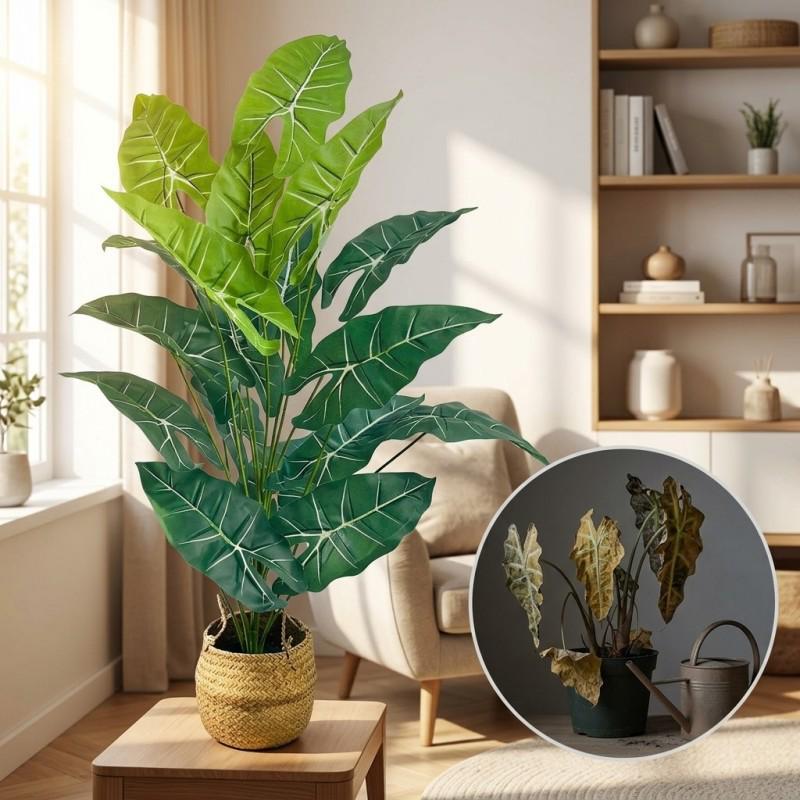 Realistic Calla Lily Artificial Plant with Water Drop Effect - Ideal for Hotel Lobbies