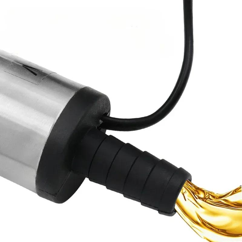 Elektryczna pompa do przenoszenia paliwa transfer oleju wodnego tankowanie pompa głębinowa do pompy wodnej Diesel 12V 38mm do motocykla samochodowego