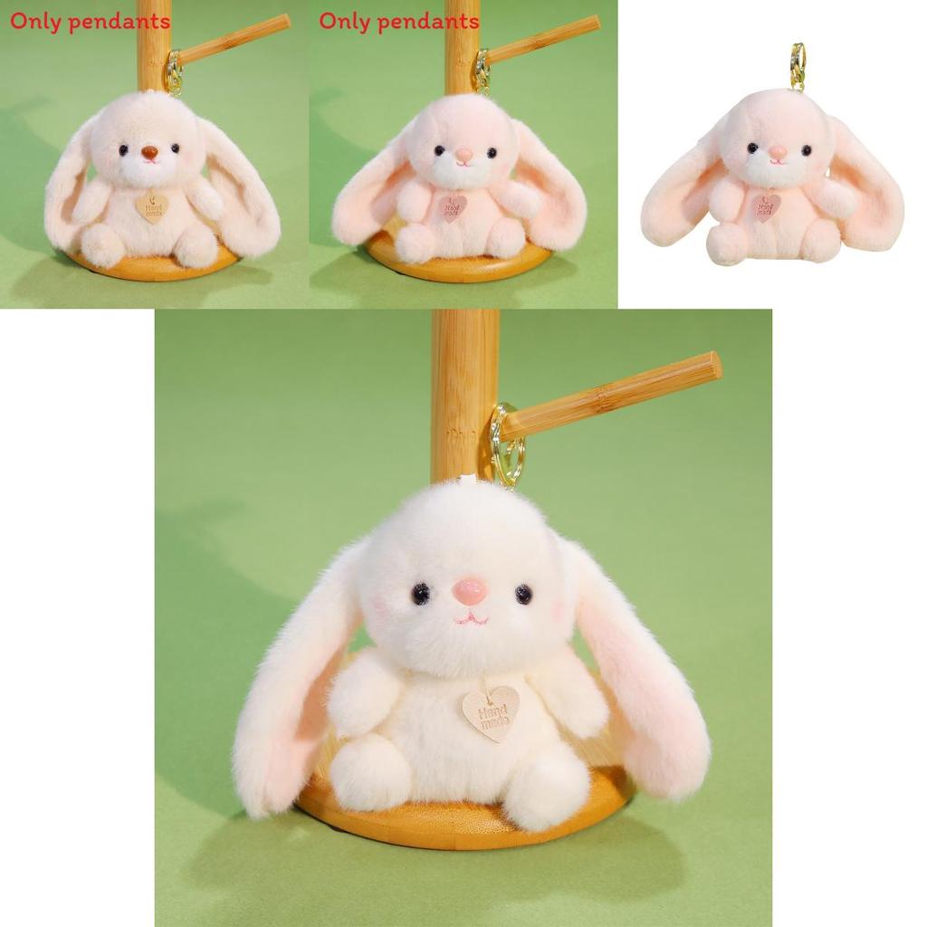 Plush Rabbit Keychain With Heart Pendant Design For Backpack Decor And Collectible Gift