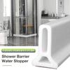 Bariera de dus Opritor de apa Baie Banda impermeabila Cauciuc Dimensiune ajustabila Curea 50 - 120 cm Curea Blocant de apa Home Improve