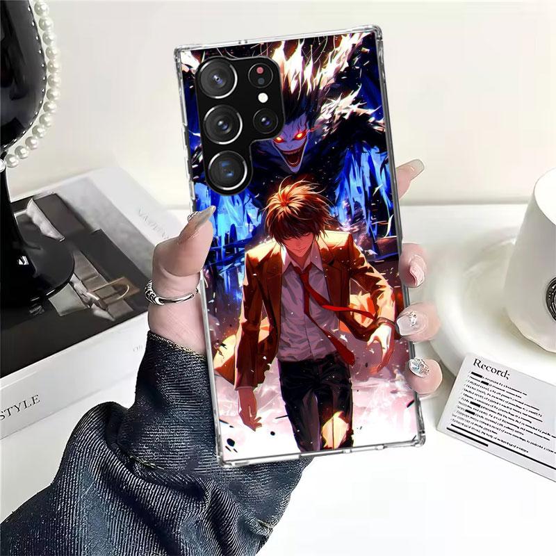 N-Note D-Death Anime Ryuk Soft Phone Case For Samsung Galaxy S22 S23 S24 S25 Edge S26 Ultra S20 FE S21 Plus + Fundas Coque Galax