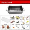 Portable One-Person Charcoal Grill: Outdoor/Indoor BBQ Skewer Stove