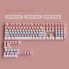 Gradient Matcha Side Printed Keycaps PBT Double Shot Shine Through Keycaps OEM Profile 135 Keys for MX Switches Gaming Keyboards