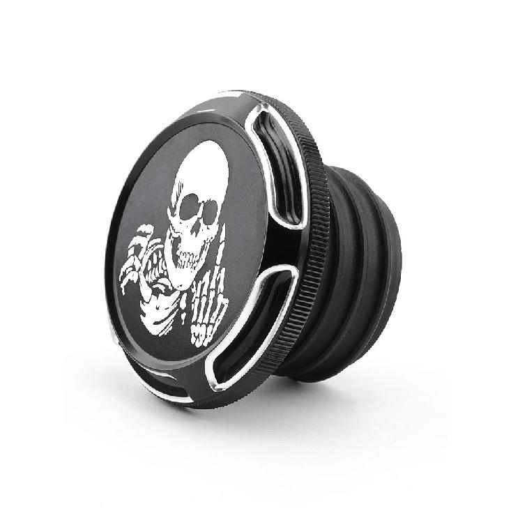 

Motorcycle Skull Fuel Tank Gas Cap Cover Vented For Harley Dyna FXD Softail FLST Touring Street Electra Glide Road King 96-2022 Gas tank cap-C