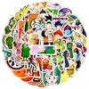 50 Japanese Comic Dragon Ball Graffiti Stickers Car Suitcase Mobile Phone Water Cup Decoration Stickers Waterproof Animation Stickers