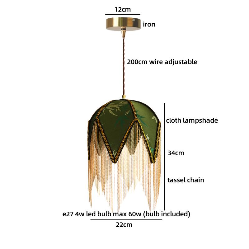 

Сільські Ресторанні Світильники Креативні Квіткові Світильники для Спальні Підвісні Світильники для Кімнати зелений