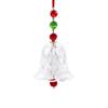 62KD Elegant Crystals Wind Chimes Christmas Trees Decorations Sun Catcher Pendants