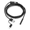 6LED Inspection Camera 8mm HighDefinition Stepless Dimming USB Powered Phone Pipeline Endoscope Camera