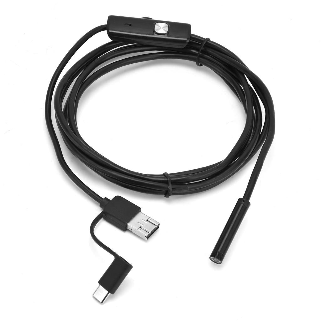 6LED Inspection Camera 8mm HighDefinition Stepless Dimming USB Powered Phone Pipeline Endoscope Camera