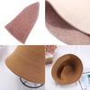 Vintage Hat British Woolen Bucket For Women Lady Ins Korean Solid Color Fisherman Cap Allmatch Outdoor Sunshade Basin Caps