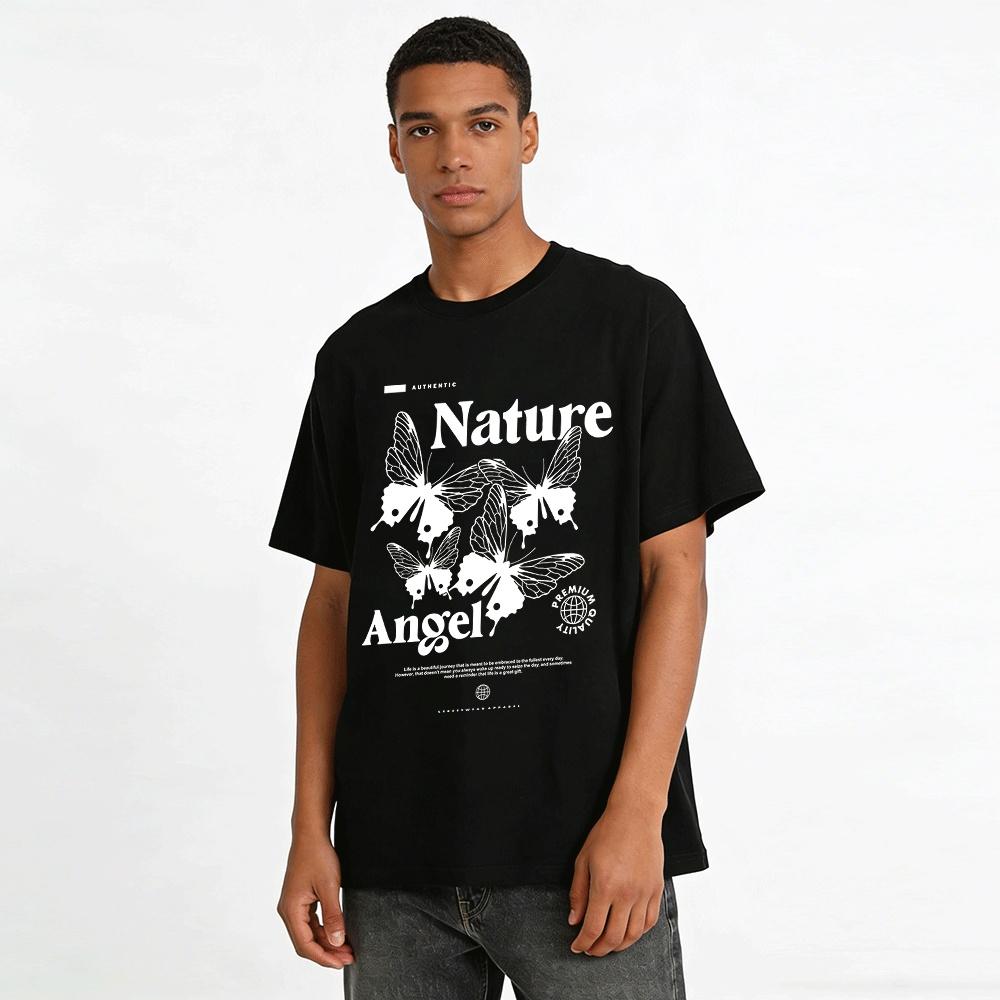 Solid Color Basic Casual Crew Neck T-Shirt Loose Top For Men Women Pure cotton T-shirt