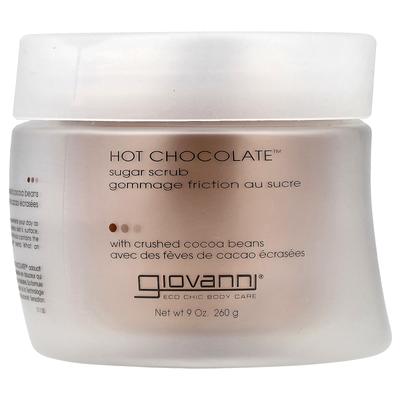 Cioccolata Calda, Scrub Zuccherino con Granelli di Cacao Macinati, 260G (9oz)