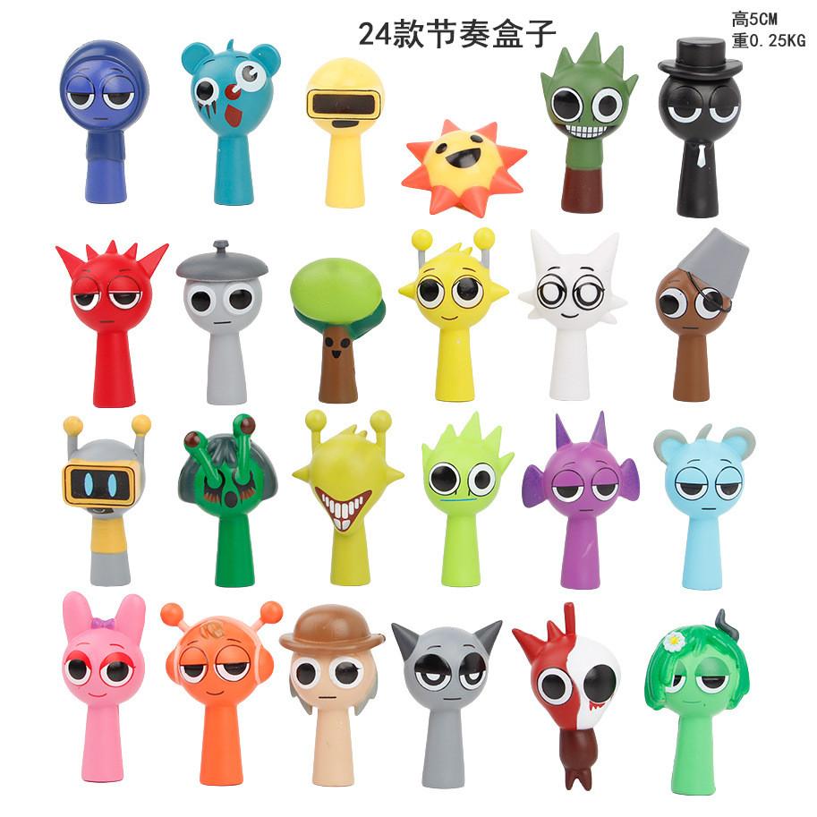 Sprunki Rhythm Box Mini Collection Game Toy Model Figures Blind Box Capsules Set