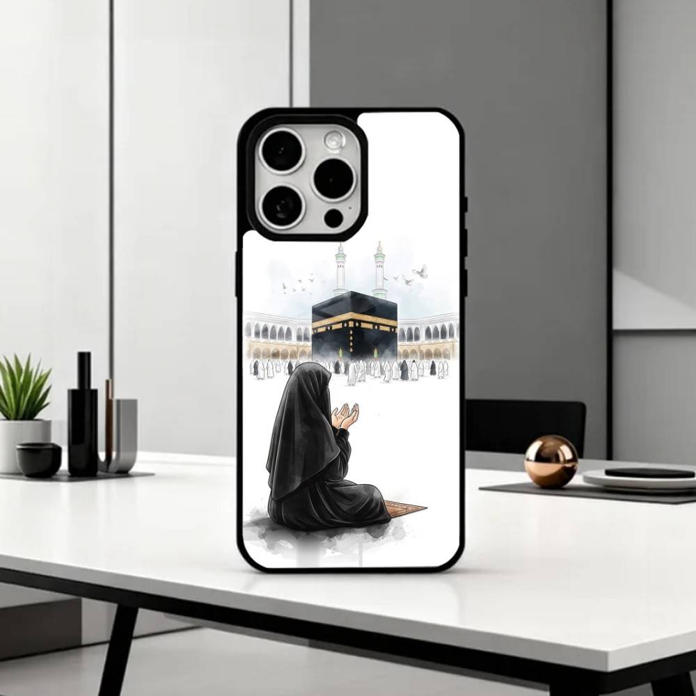 I-IN Mecca Pilgrims Art   Phone Case For iPhone17,16,15,14,13,12,11 Plus,Pro Max Magnetic For Magsafe Wireless Charging