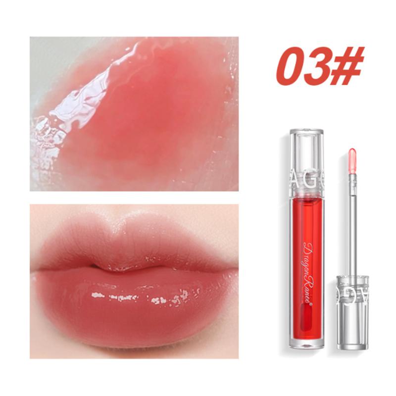 Mirror Water Glazed Lip Glaze Mouth Red Lip Color Lip Honey Glass Lip Bright Face Female Transparent Lip Honey