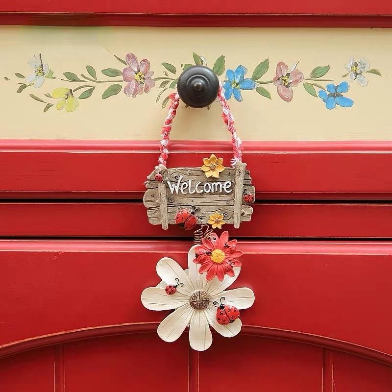 Siedmiopunktowa Biedronka Słonecznik Dekoracja Sklepu Witaj Marka Dom Ciepły Mała Lista Ogród Wisiorek Nowoczesny Styl Pastoralny