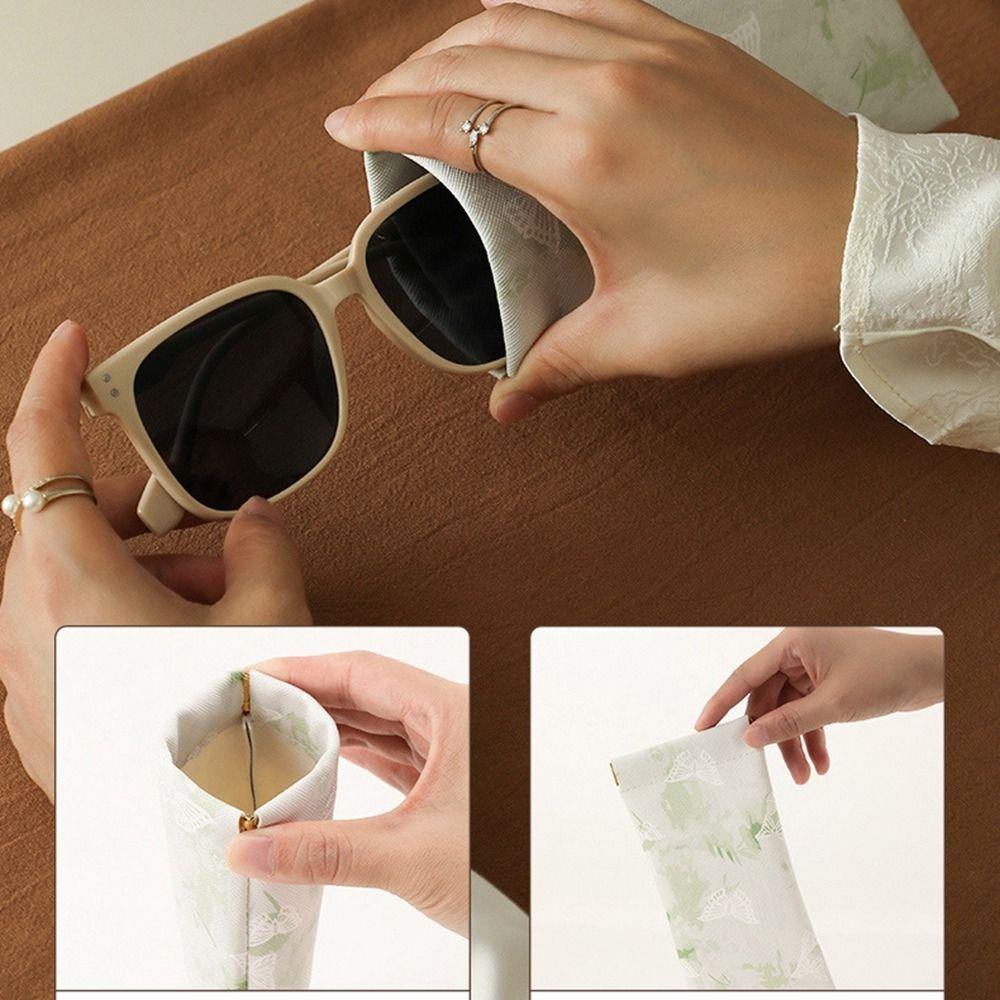 Chinese Style Glasses Storage Bag Sunglasses Pouch Sunglasses Eyeglass Bag  Travel