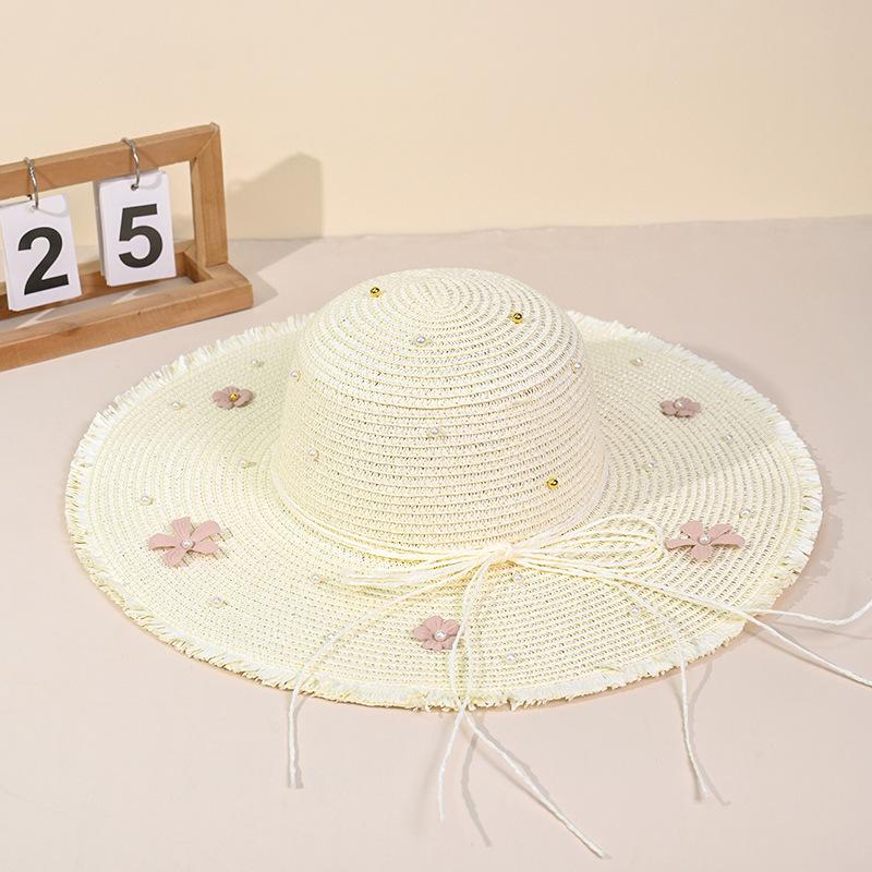 

Летняя шляпа женская плетеная шляпа из соломы бур, шляпа с большими полями, подчеркивающая лицо, маленькая солнцезащитная шляпа, шляпа от солнца для морского пляжа One Size