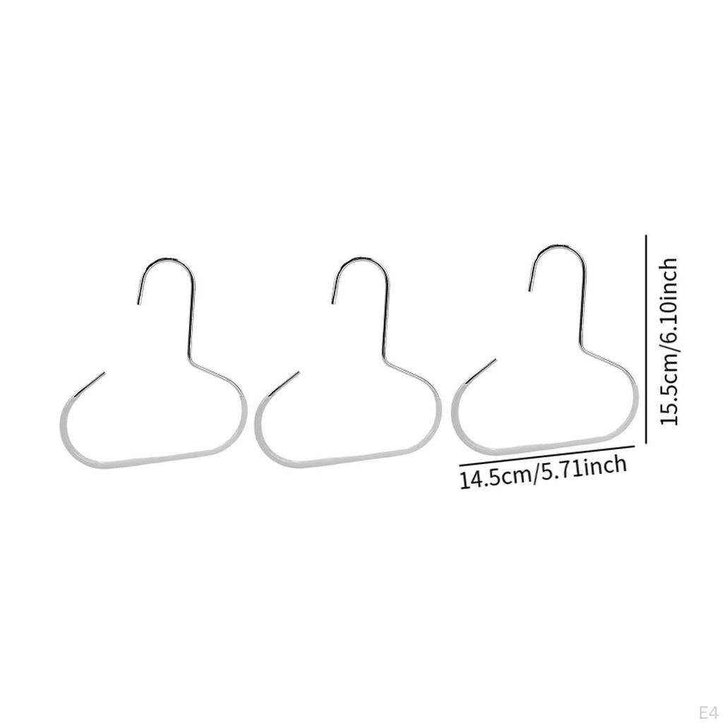 3 Pieces Scarf Ring Hangers Belt Racks Organizers Tie Hanging Hooks for