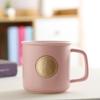 Creative Ceramic Letter Emblem Mug