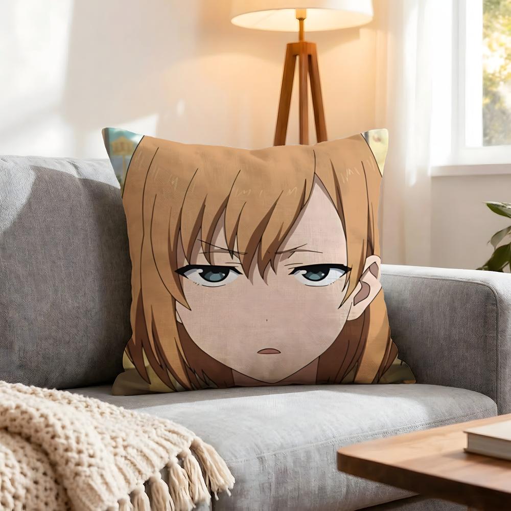 Anime Shirobako Cushion Cover Pcs Decorative Covers Soft Cushion Case for Sofa Couch Decor x x Pillowcases