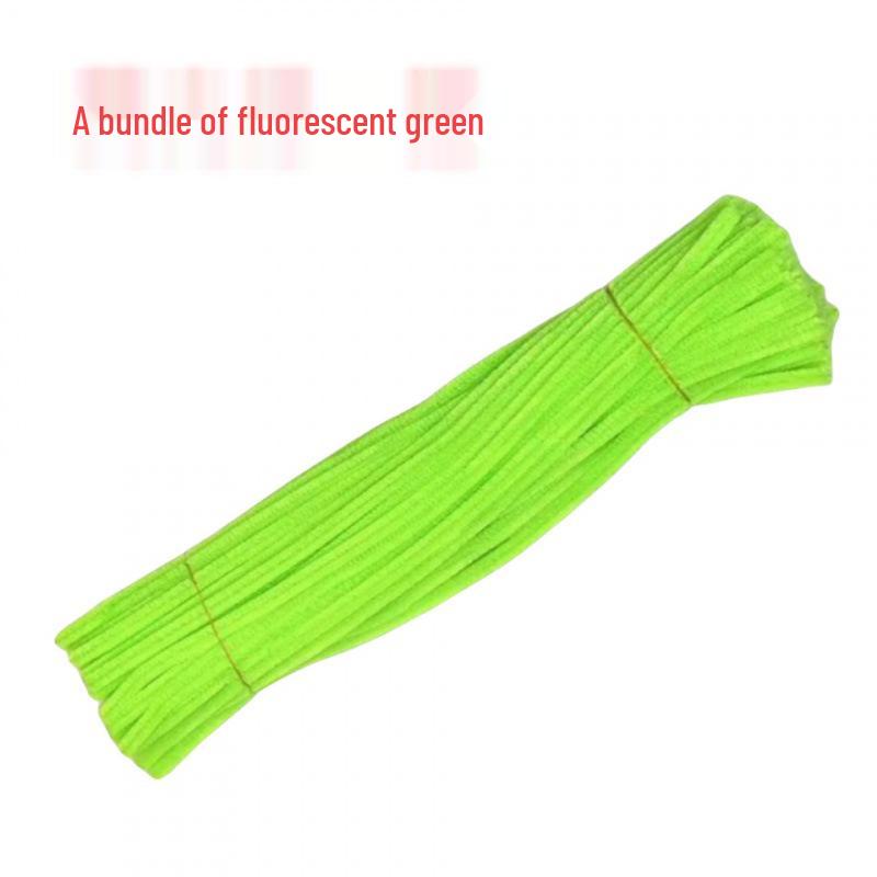 Chenille Stems [Zinc Art] Macaron Wool Strips for DIY Children's Toy and Bouquet Crafts.