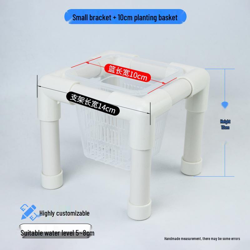 Hydroponic Plant Basket for Aquatic Tanks - Pothos Holder & Landscaping Decor