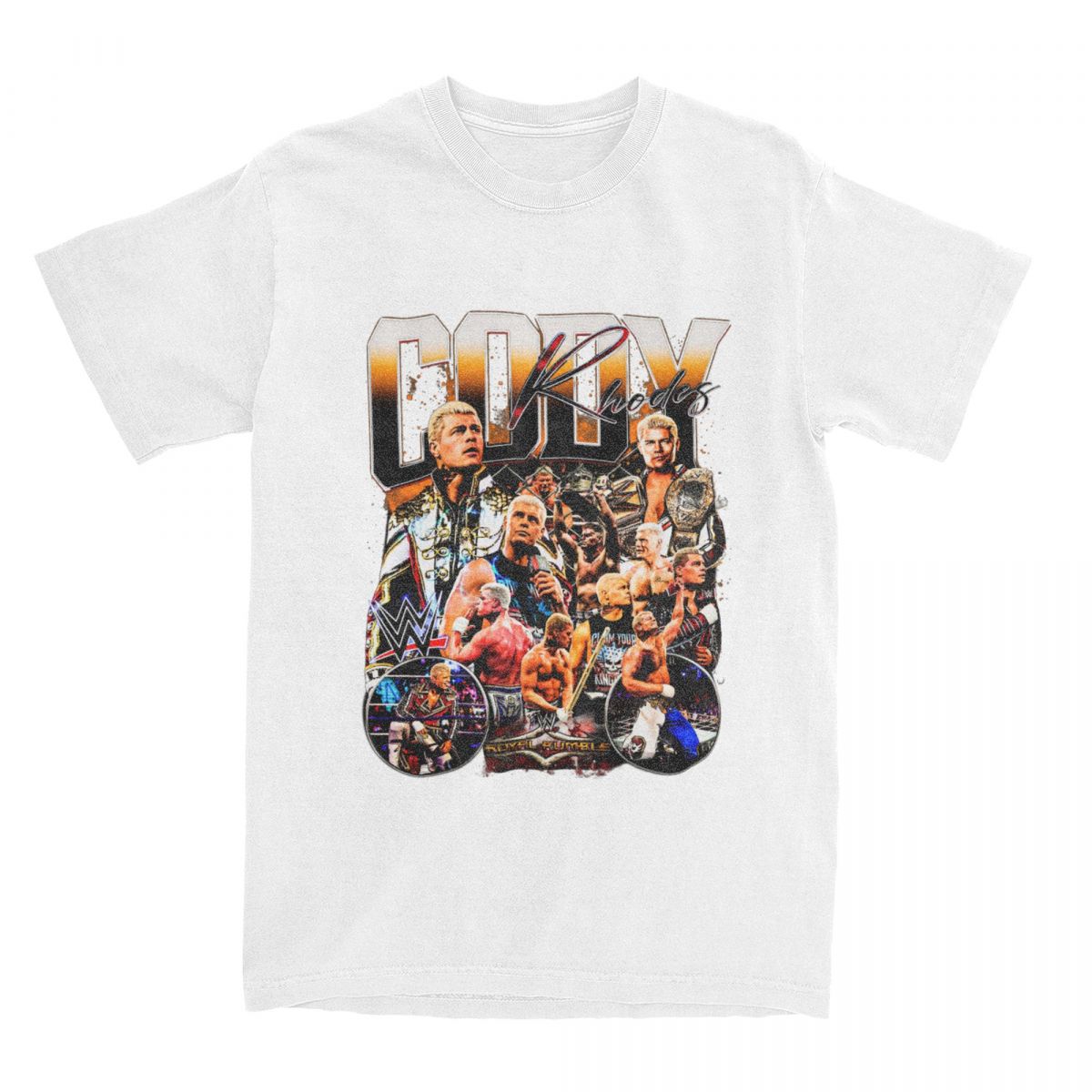 Bootleg Style Cody Rhodes Wrestling Shirt Apparel for Men Women Cotton American Nightmare Finished Story Streetwear Unisex Tops S