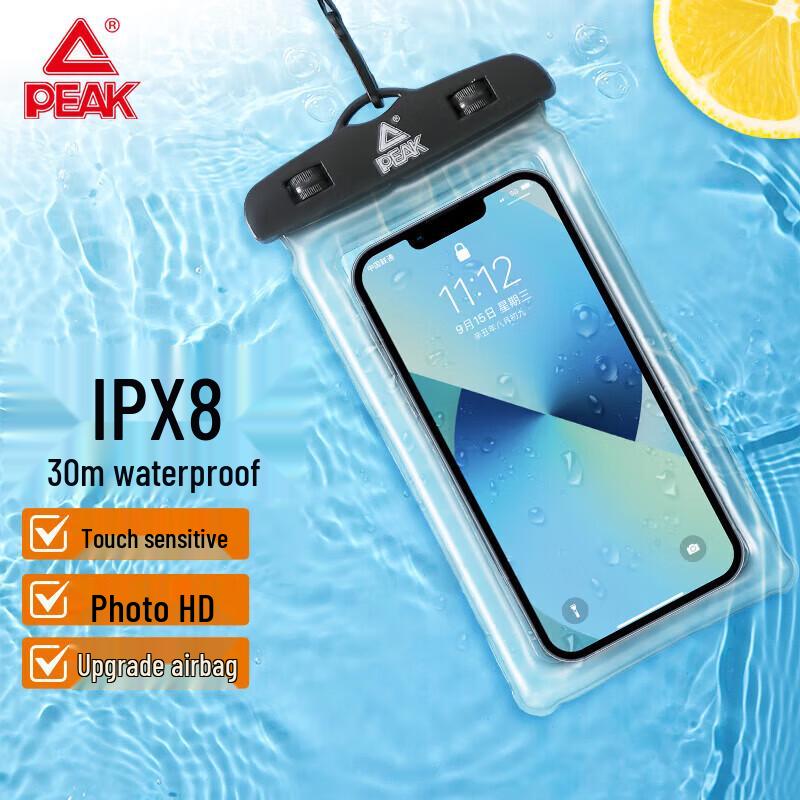 Peak Universal Touchscreen Waterproof Phone Pouch with Airbag Peak Genuine | Touch Sensitive HD Transparent